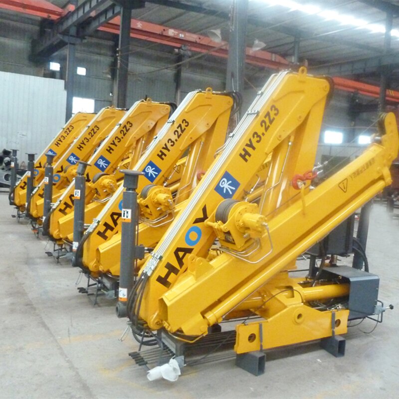 HAOY Truck Crane Manufacturer - with Trailer for Sale