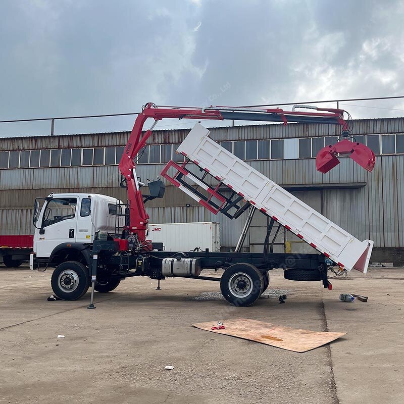 Tricycle Mini Crane Supplier - Truck Metal Hydraulic Manipulator