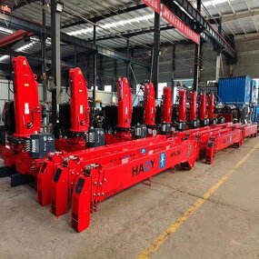 Mini Folding Boom Crane Manufacturer - 1.3 Ton Remote Control