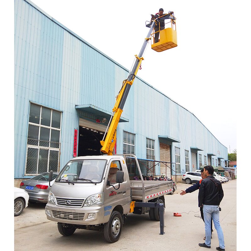 Mini Electric Lorry Crane Manufacturer - 2t Gruas Folding