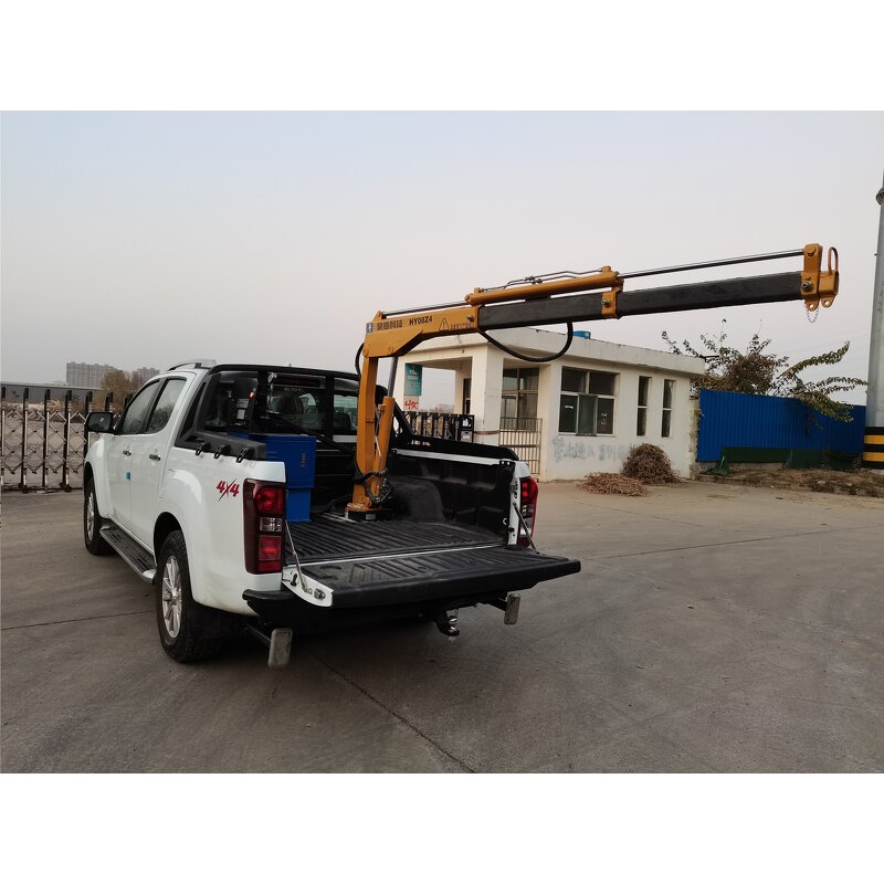 Mobile Truck Crane Manufacturer - 1.3 Ton with Cable Winch