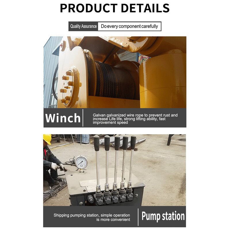 Small Car Rollback Manufacturer - with Marine Knuckle Crane