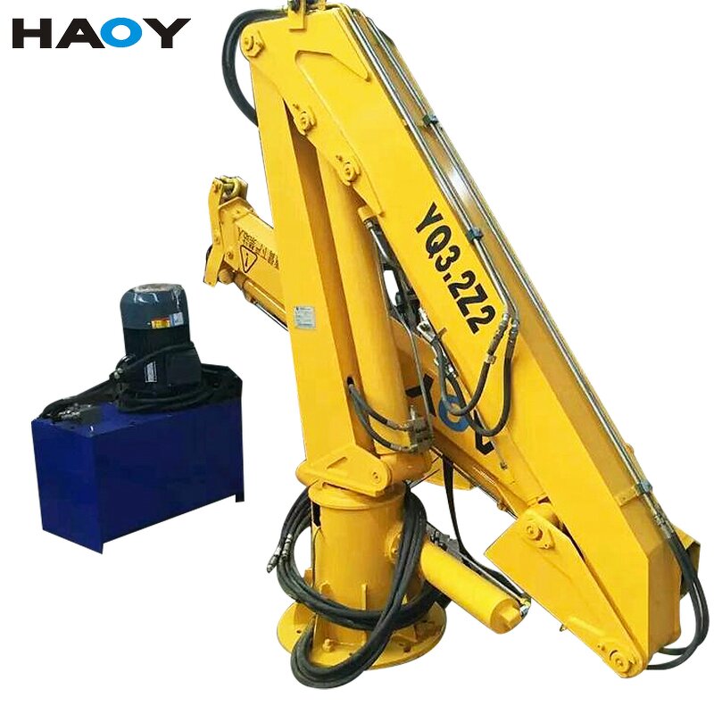 12 Ton Marine Crane Supplier - HAOY New Telescopic Ship