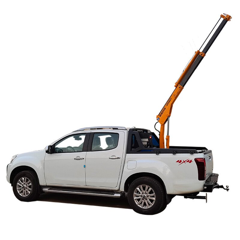 Small Gruas Supplier - Tractor Trailer Portable Crane