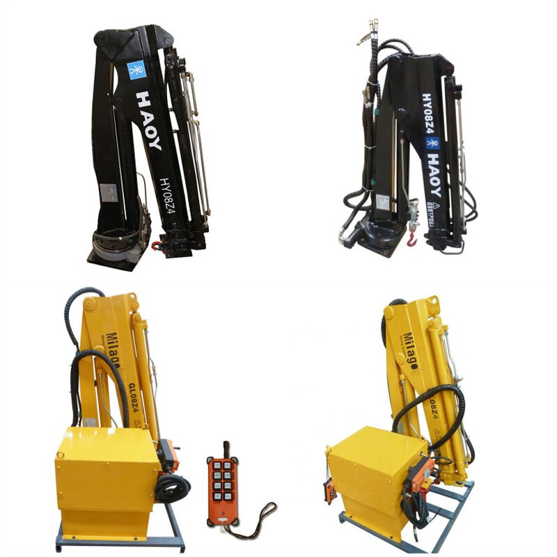 Small Mini Crane Manufacturer - 0.8-1ton Folding Arm