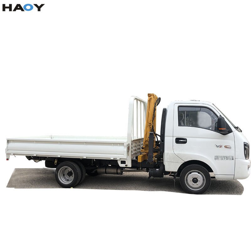 Light Cargo Truck Supplier - with Mini Crane for Sale