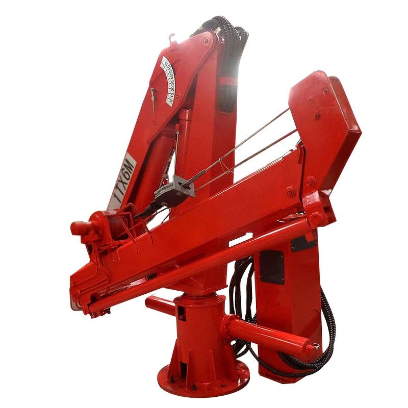 Knuckle Boom Marine Crane Manufacturer - 3200kg Ship Deck