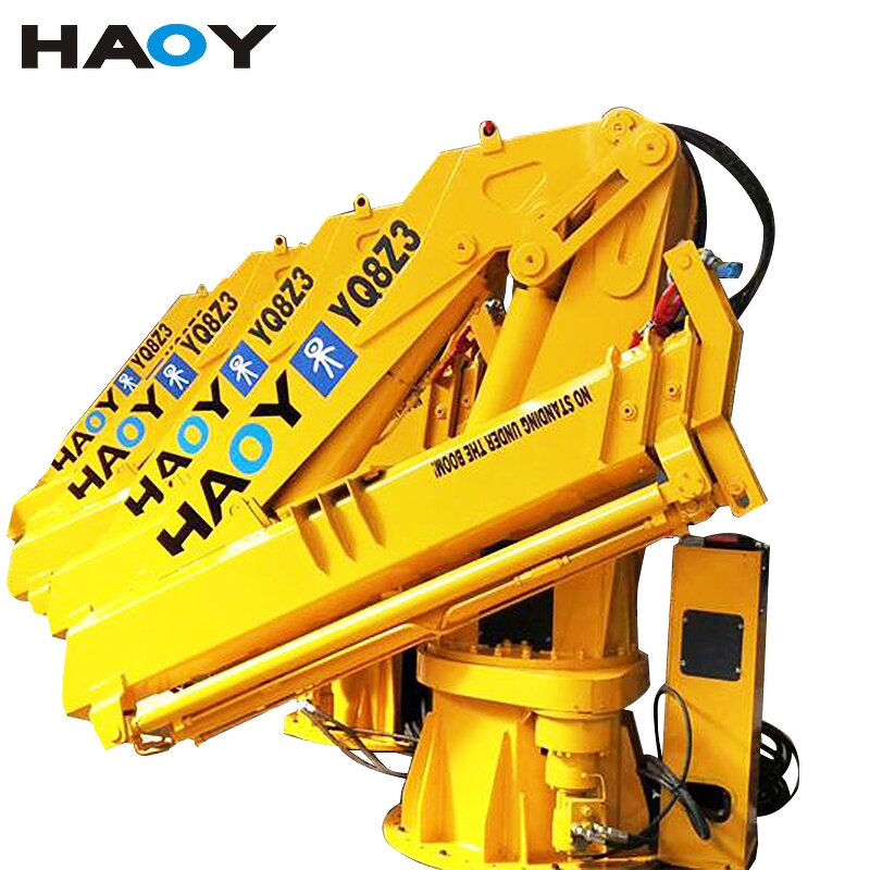 6300kg Marine Crane Manufacturer - Folding Boom Hoist