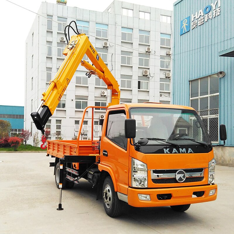 Mobile Mini Pickup Crane Supplier - 1-2 Ton Hydraulic Truck