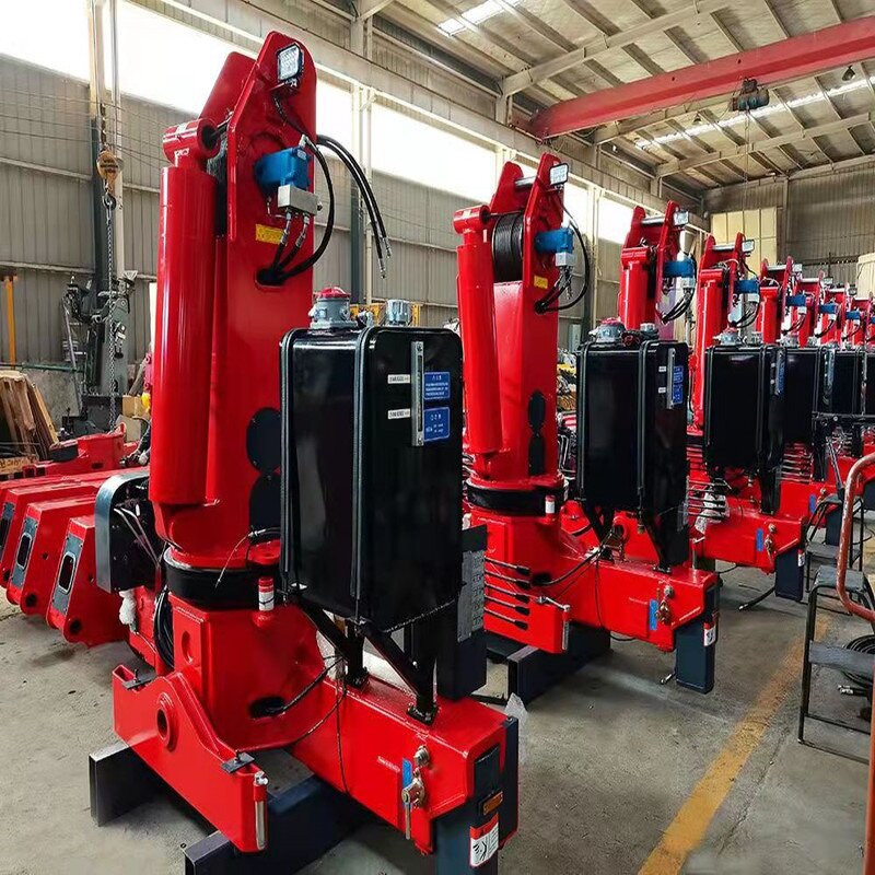 Mini Folding Boom Crane Manufacturer - 1.3 Ton Remote Control