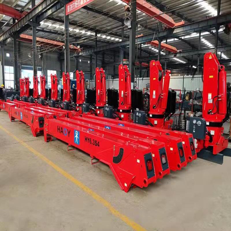 Mini Folding Boom Crane Manufacturer - 1.3 Ton Remote Control