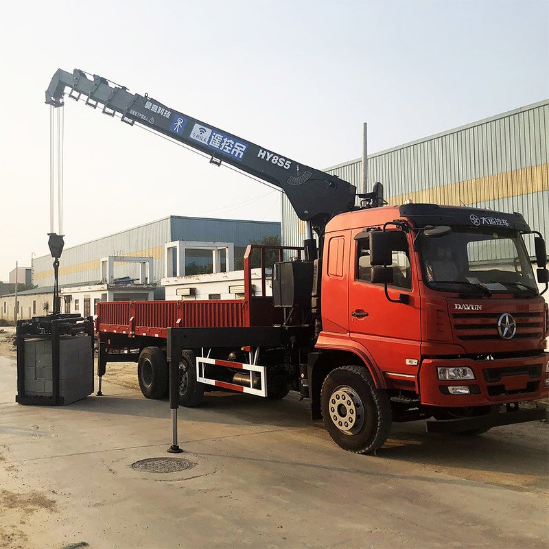 8 Ton Telescopic Boom Crane Supplier - Hydraulic Lifting