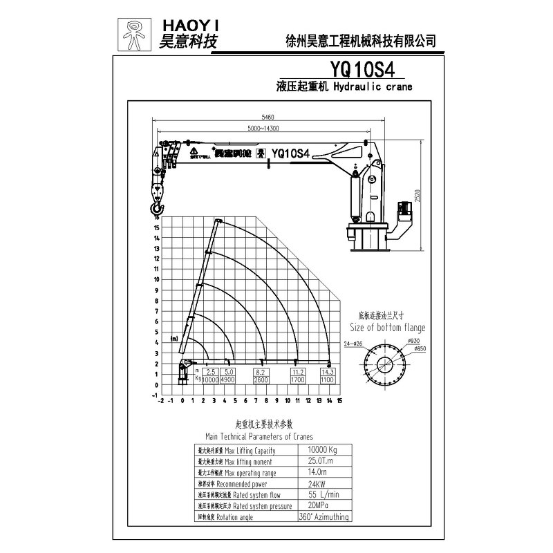 Small Mining Crane Manufacturer - 5-8 Ton Grua Hydraulic