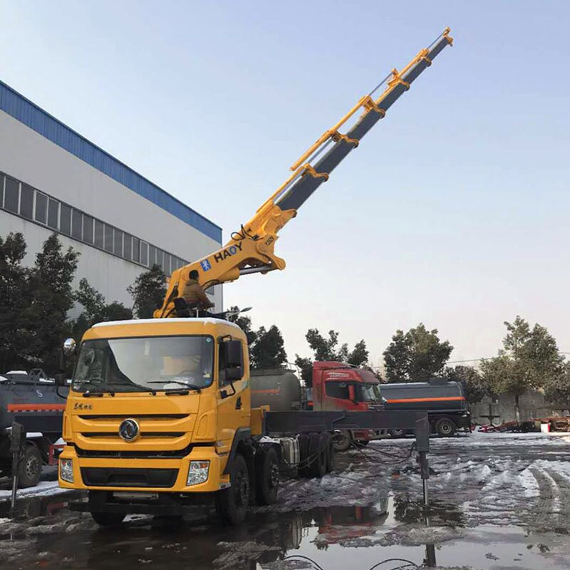 3.2 Ton Auto Self Loader Supplier - HAOY Truck Crane Remote