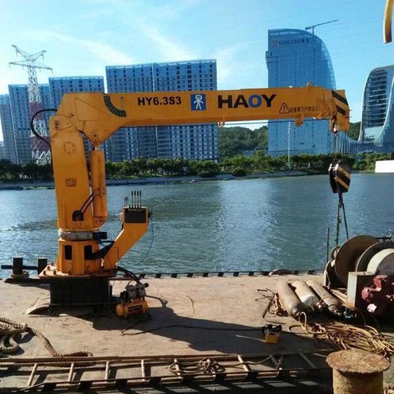 Small Mini Ship Crane Supplier - 5-6.3 Ton Track Railway