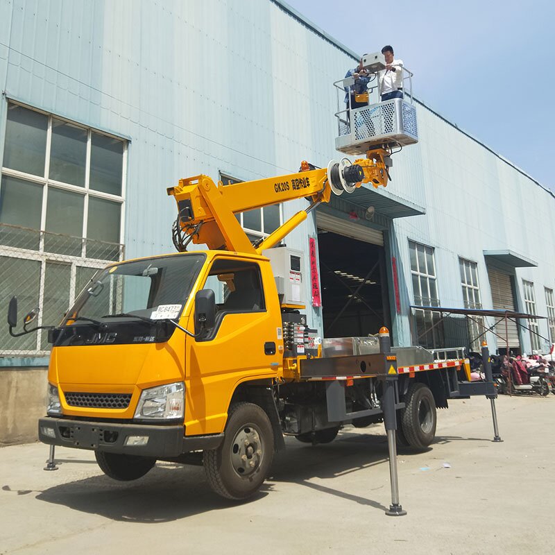 Advertising Installation Truck Supplier - 2020 New with Basket