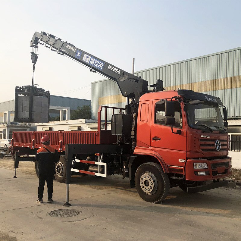 8 Ton Telescopic Boom Crane Supplier - Hydraulic Lifting