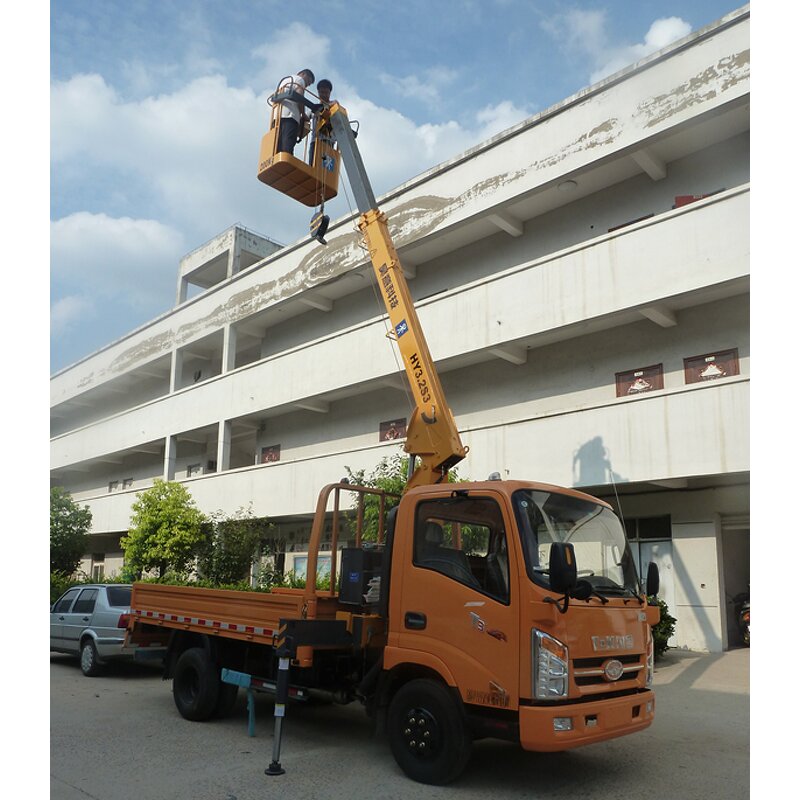 Working Height Crane Supplier - 14m with Cradle for Aerial