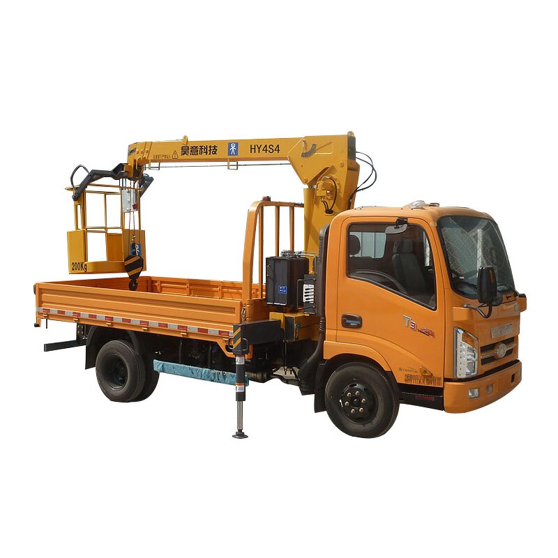 Lorry Telescopic Crane Manufacturer - HAOY 4Ton Stiff Jib