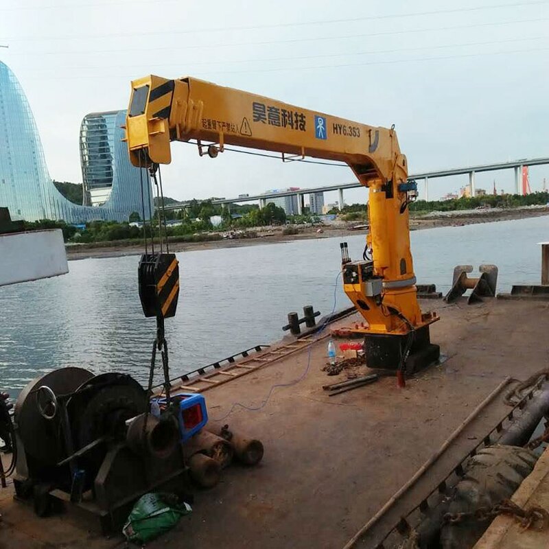 Small Mini Ship Crane Supplier - 5-6.3 Ton Track Railway