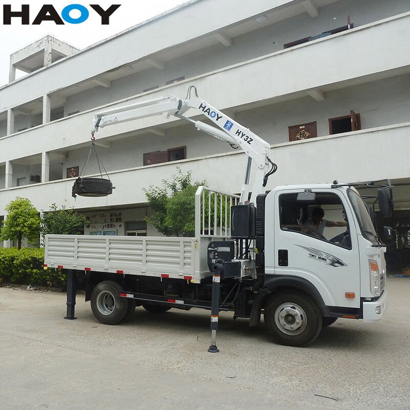 HAOY Truck Crane Manufacturer - with Trailer for Sale