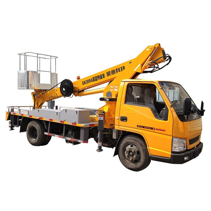 Advertising Installation Truck Supplier - 2020 New with Basket