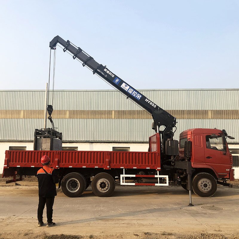 8 Ton Telescopic Boom Crane Supplier - Hydraulic Lifting