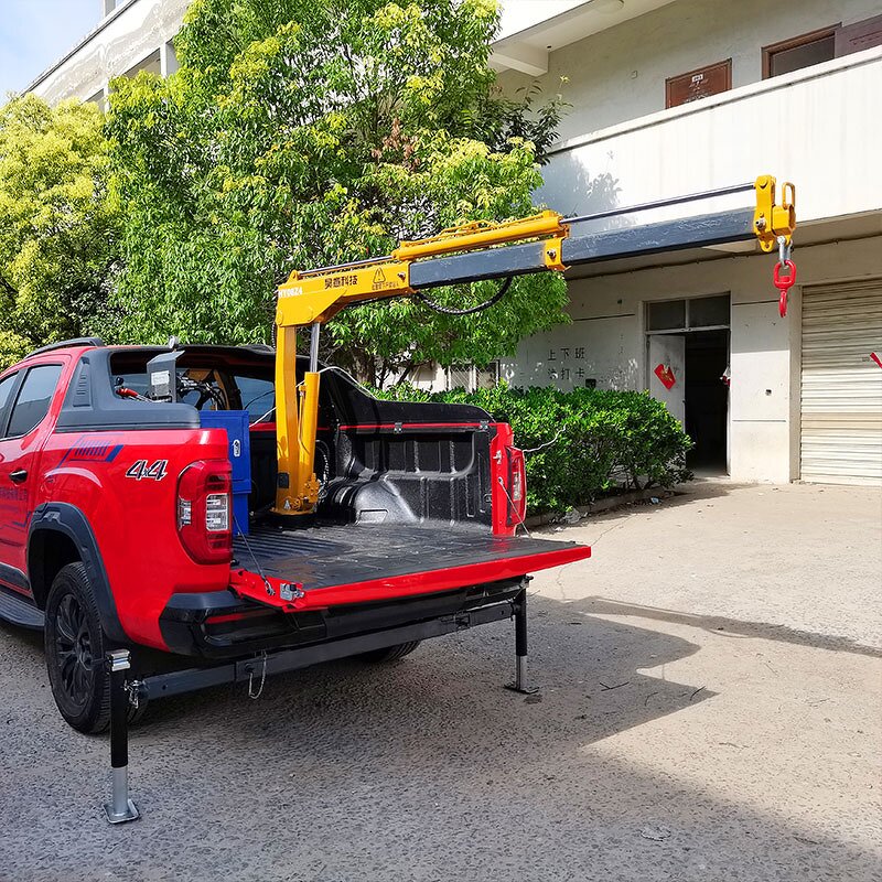 Mobile Mini Pickup Crane Supplier - 1-1.3 Ton Household