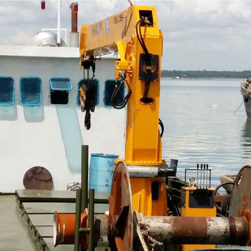 Marine Telescopic Crane Supplier - 6-10 TON Grua New High