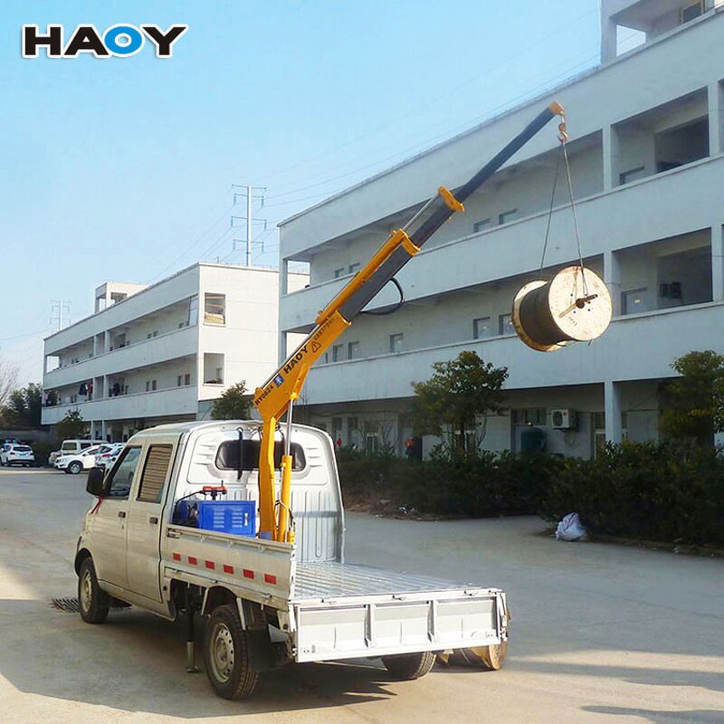 Mini Pickup Crane Manufacturer - 2 Tons Articulated Boom