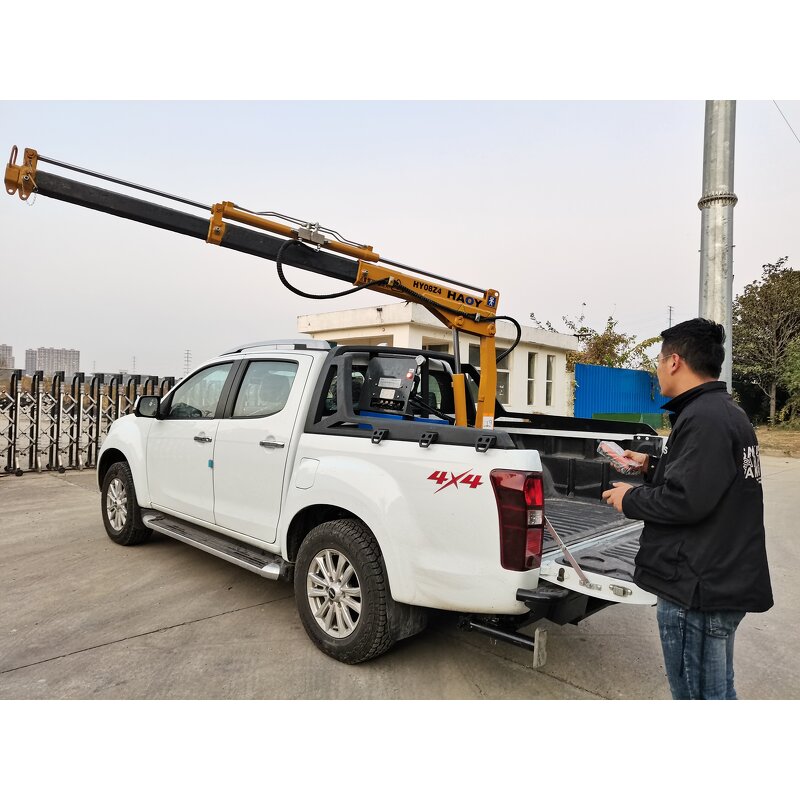 Mobile Truck Crane Manufacturer - 1.3 Ton with Cable Winch