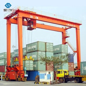 Rubber Tyre Container Crane Manufacturer - RTG for 40ft