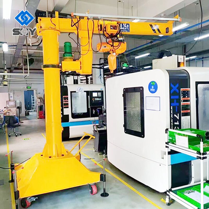 Electric Rotating Jib Crane Supplier - Floor Pillar Mounted