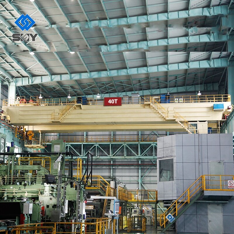 Double Girder Bridge Crane Manufacturer - Steel Mills VFD