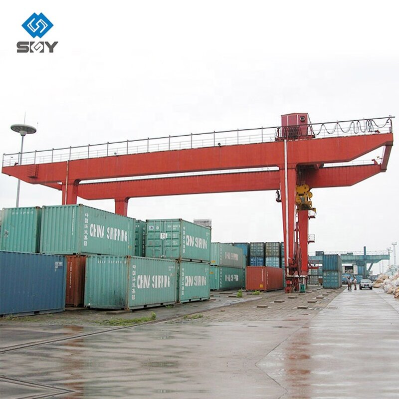 Electric Mobile Container Crane Supplier - 45 ton Rail Mounted