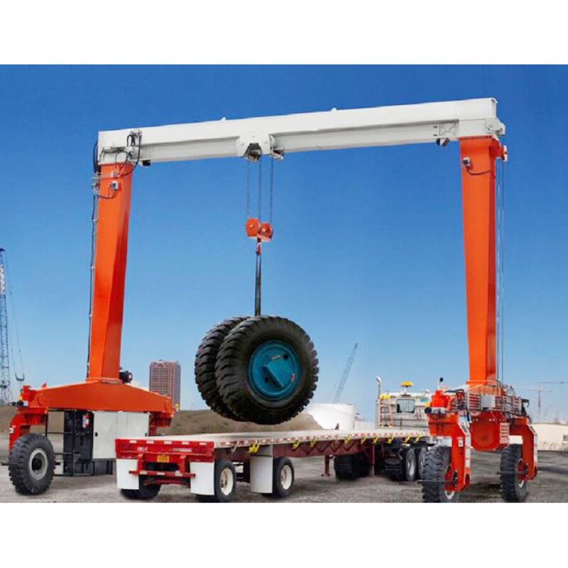 Industria Rubber Tyre Gantry Crane Supplier - 10t Traveling