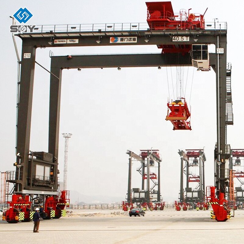 Rubber Tyre Container Crane Manufacturer - RTG for 40ft