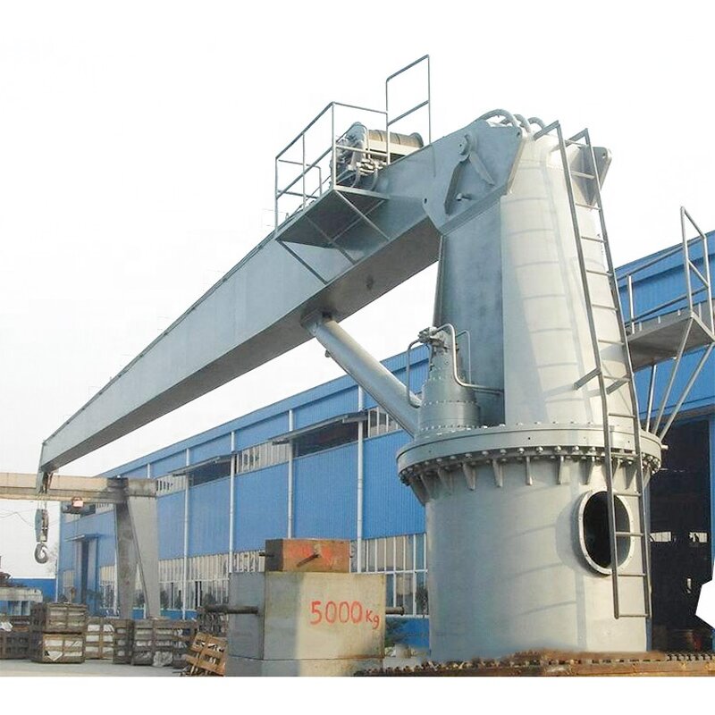 Marine Onshore Deck Crane Manufacturer - 3ton Stiff Boom 12-15m