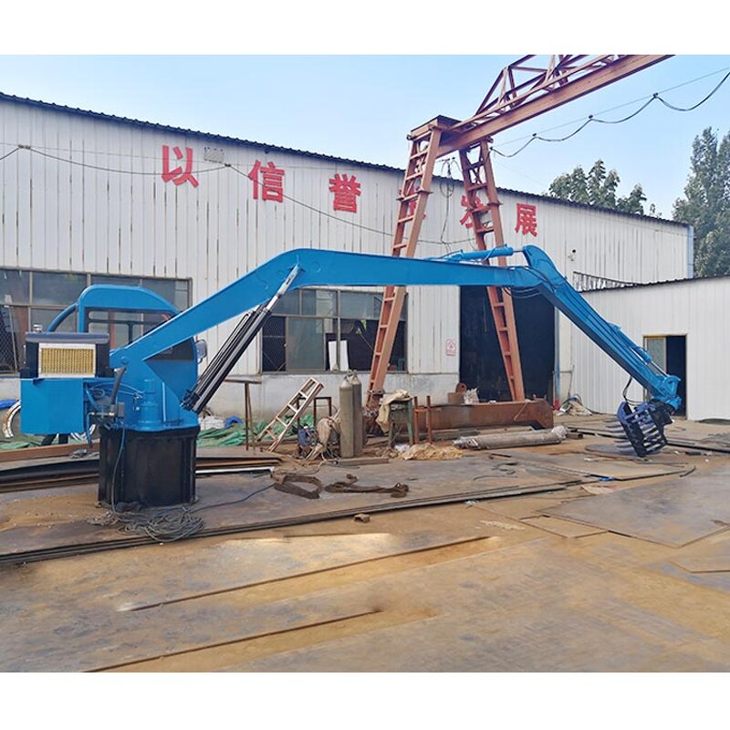 Fixed Excavator Grapple Crane Manufacturer - Stationary Bulk