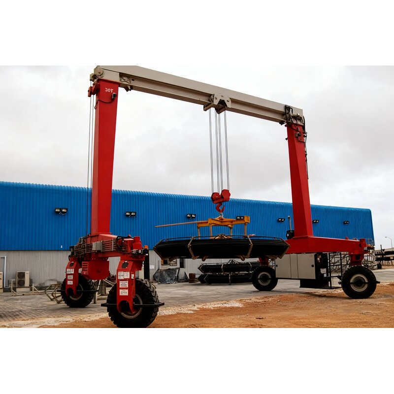 Industria Rubber Tyre Gantry Crane Supplier - 10t Traveling