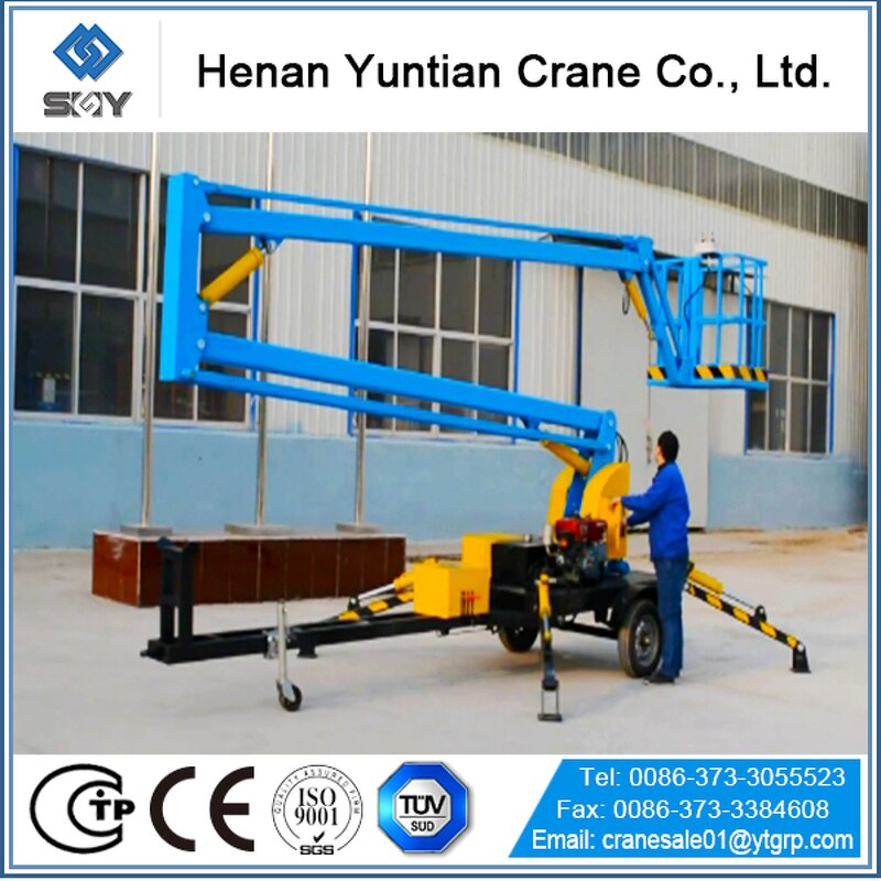 Electric Trailer Mounted Boom Lift Manufacturer - Henan Yuntian