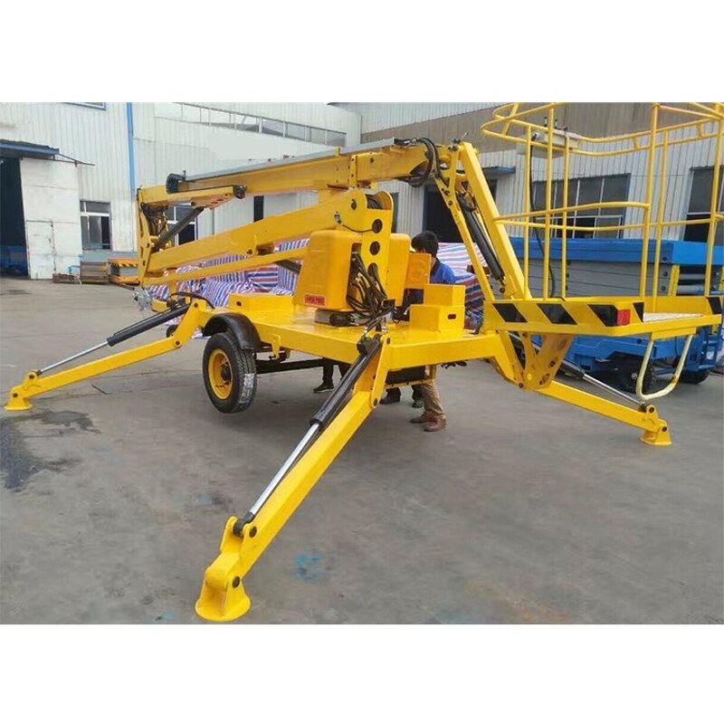 Cherry Picker Trailer Mounted Boom Lift Supplier - 10-20m Towable