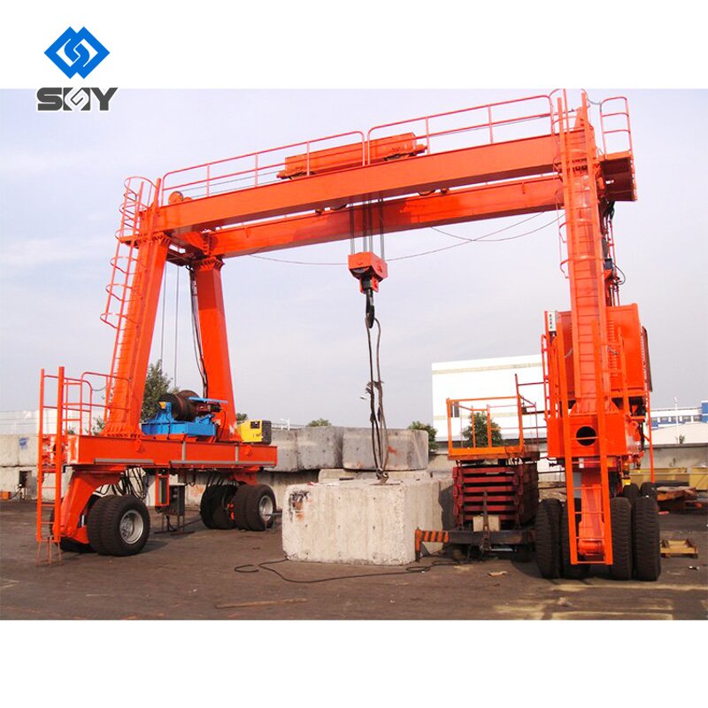 Rubber Tyre Gantry Crane Supplier - Heavy Load Precast Slab