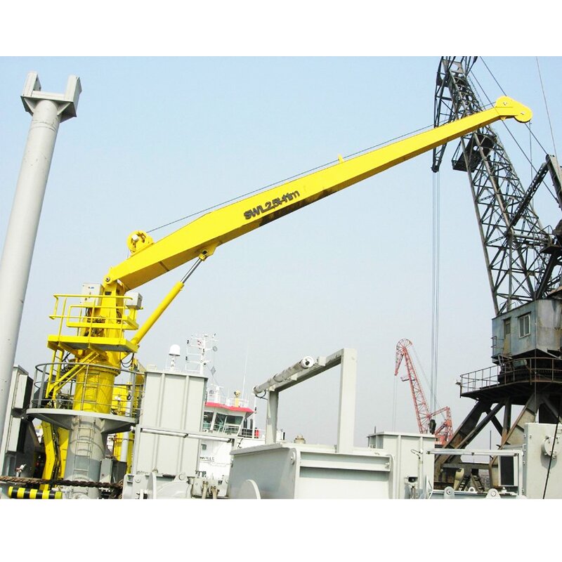 Boat Electric Marine Crane Manufacturer - Small 12 tons Fixed