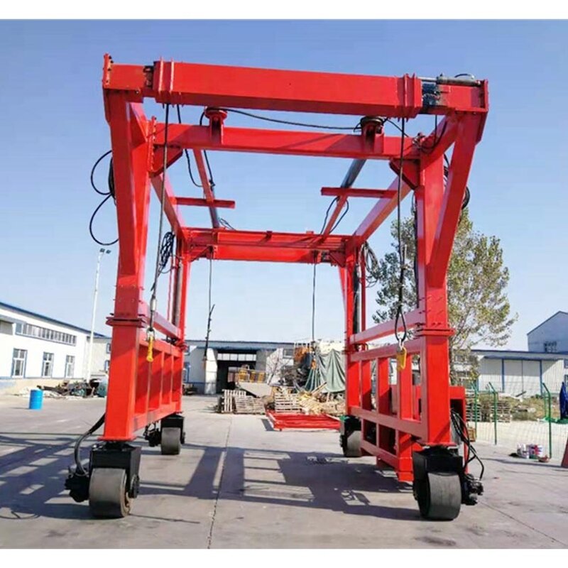 Rubber Tyre Gantry Crane Supplier - Hydraulic System Siemens