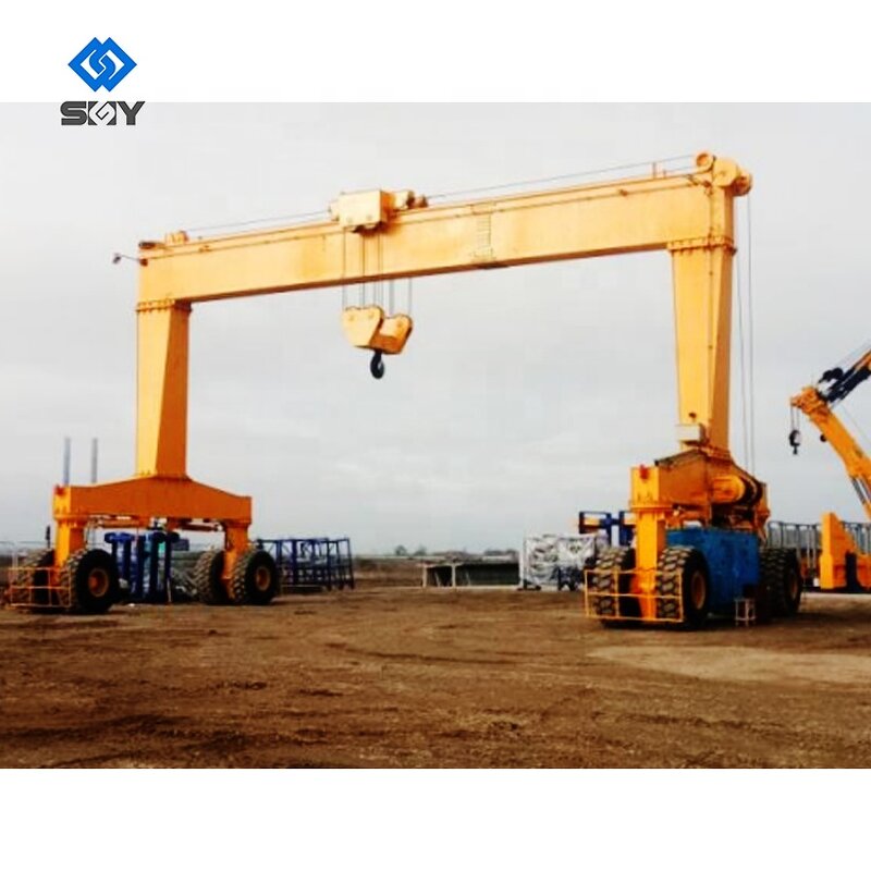 Industria Rubber Tyre Gantry Crane Supplier - 10t Traveling
