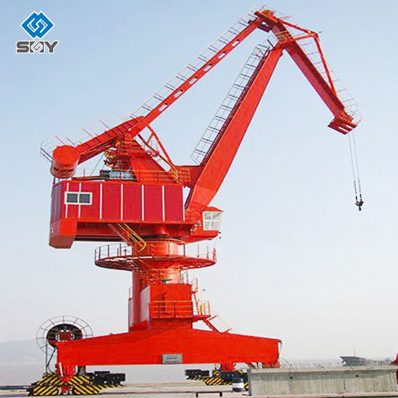 Mobile Harbour Crane Manufacturer - 40-50 Ton Portal with Container