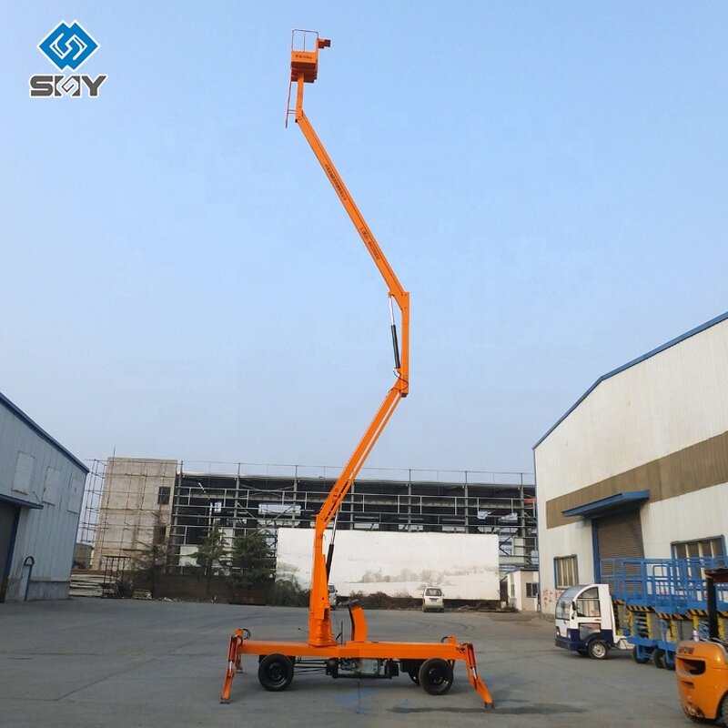 Cherry Picker Trailer Mounted Boom Lift Supplier - 10-20m Towable