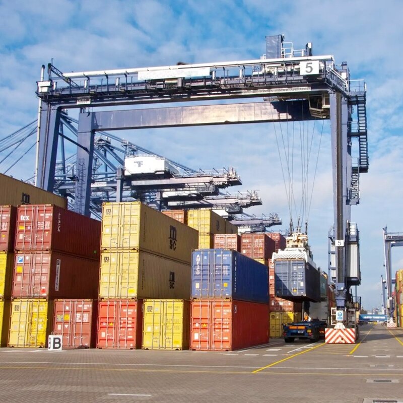 Low Lifting RTG Crane Manufacturer - Yuntian PLC Control 40.5