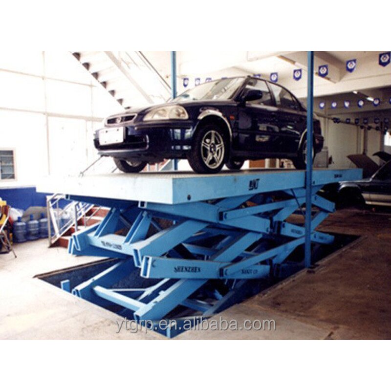 Hydraulic Manual Scissor Lift Supplier - 12m Anti-skid Platform